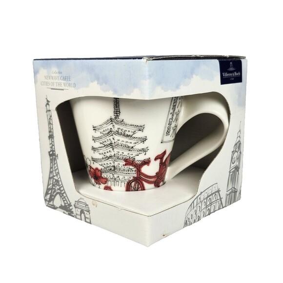 Rare Villeroy & Boch New Wave Caffe Cities Of The World Mug ROPPONGI Tokyo NEW - Picture 1 of 8